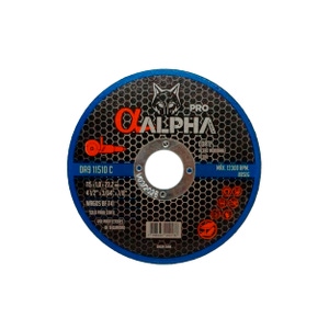 DISCO DE CORTE 115 METAL 1,0MM